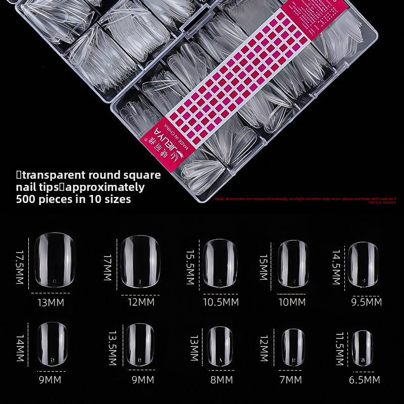 Ultra-thin Transparent Nail Tips For Gel X