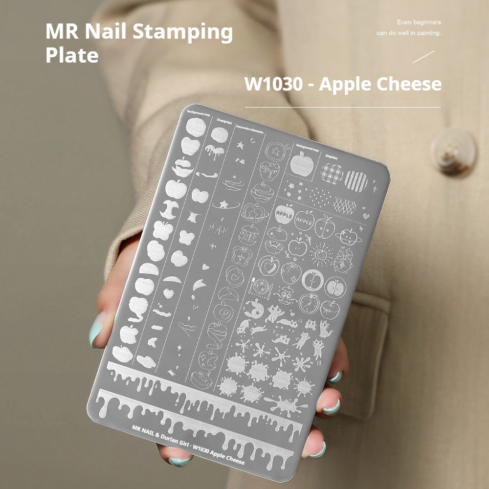 MR NAIL Nail Art Stamping Plate