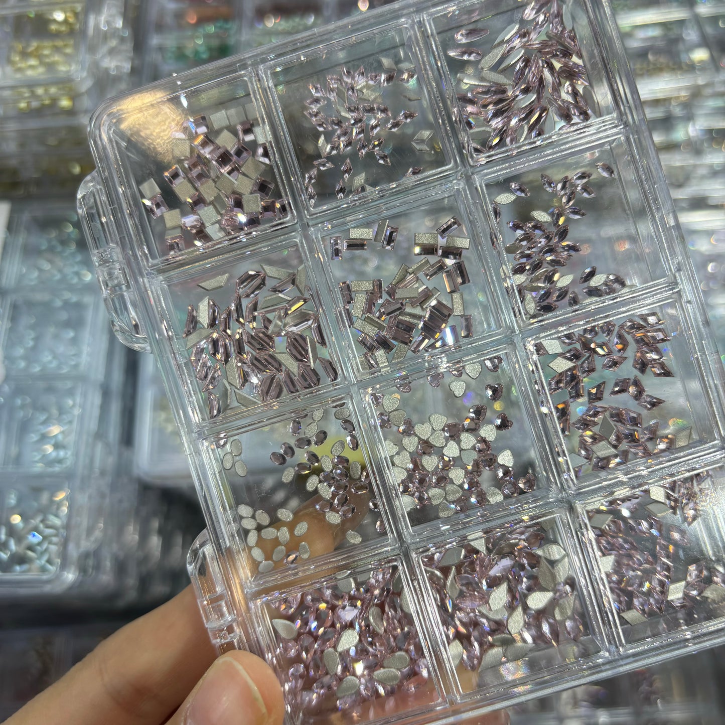 Classic Flat Diamond Rhinestones For Bling Nail Art