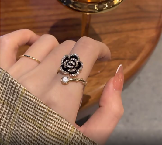 【R02】Rose Ring -size adjustable