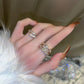 【R07】Crossing Design Ring  -size adjustable