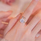 【R08】Lucky Bunny Rotating  Ring  -size adjustable