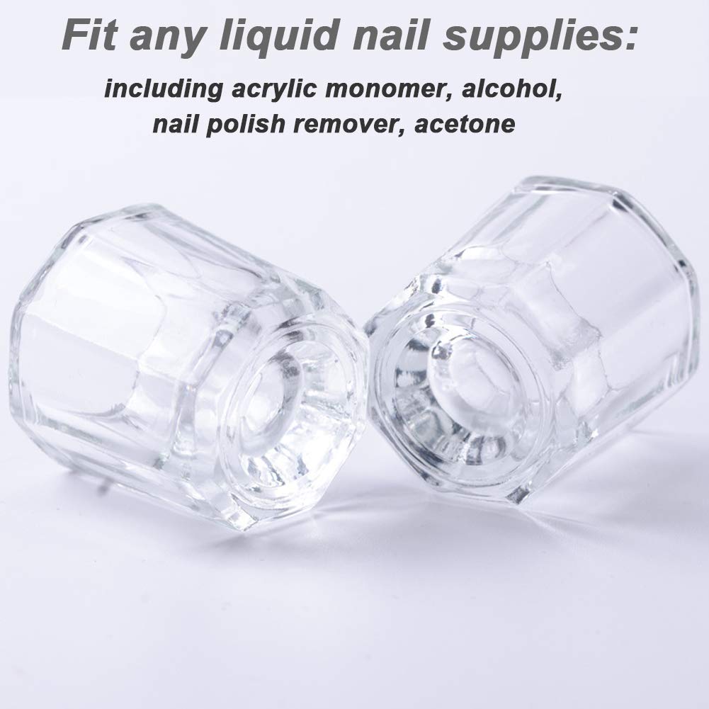 2pcs Dappen Dish for Acrylic Nails