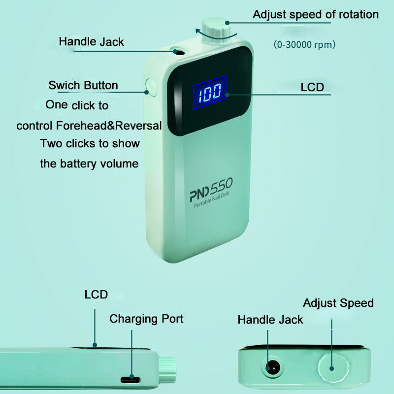 PND550-Portable Nail Polish Machine