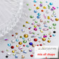 Mixed All Shapes of Small Size Colorful K9 Rhinestones