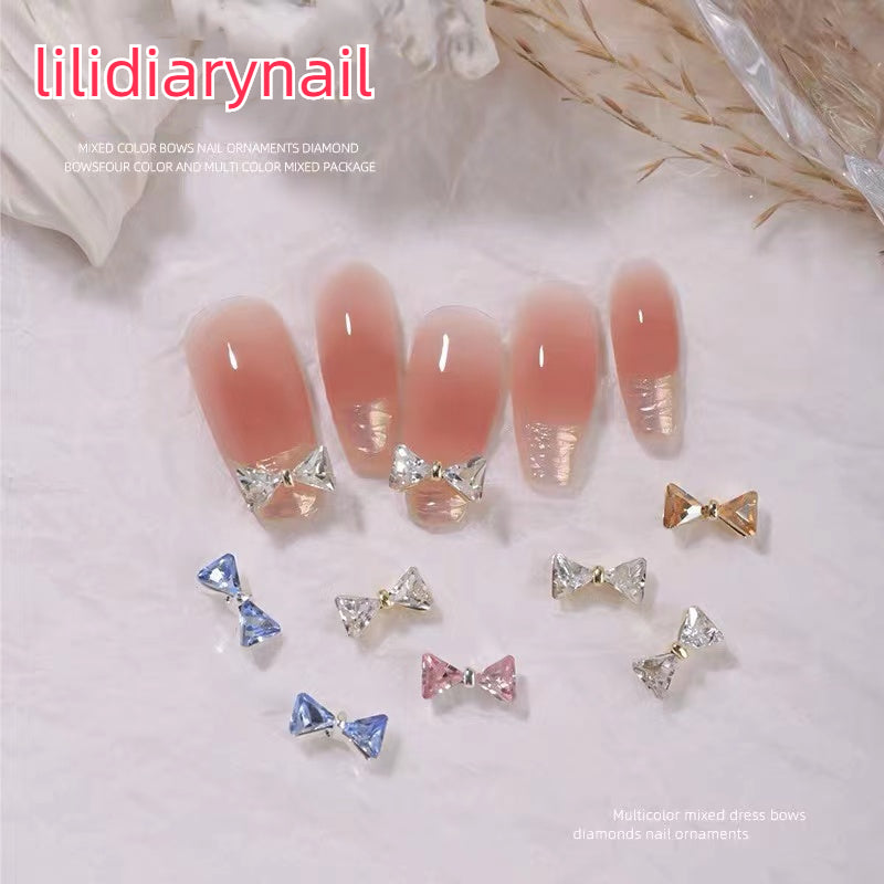 C04 Mix Glass Diamond Bow