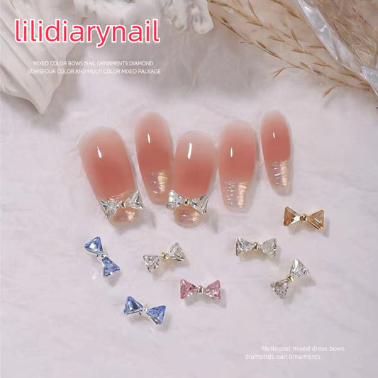 C04 Mix Glass Diamond Bow