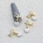 Dangling Love and Hearts Nail Charms